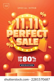 Perfect Sale flyer poster brand fashion sale