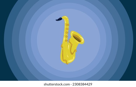 perfect saxophone ready to play great jazz tunes and give spectacular performances