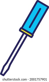 perfect screwdriver icon illustration for web, mobile app