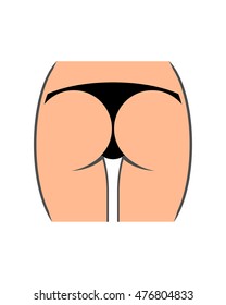 Perfect sexy buttock