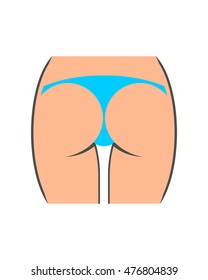 Perfect sexy buttock