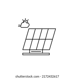 perfect solar panel icon for your app, web or additional projects