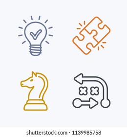 Perfect Solutions - Pastel Stroke Icons. A set of 4 professional, pixel-aligned icons.
