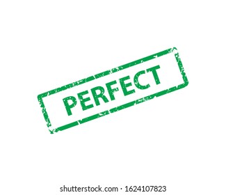 Perfect stamp vector texture. Rubber cliche imprint. Web or print design element for sign, sticker, label