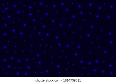Perfect starry night sky background - vector stars space background
