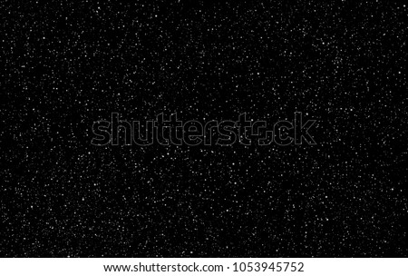 Perfect starry night sky background - outer space vector background