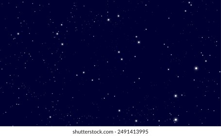 perfect starry night sky banner for your science experience vector