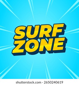 Perfeito para pôsteres temáticos de verão, produtos de praia, gráficos de camiseta e promoções vibrantes de surf