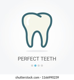 Perfect Teeth Vector Icon
