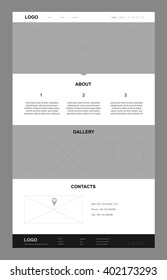 Perfect template of landing page for your business. Monochrome is perfect base for your ideas. Use it like web site landing page and advertising