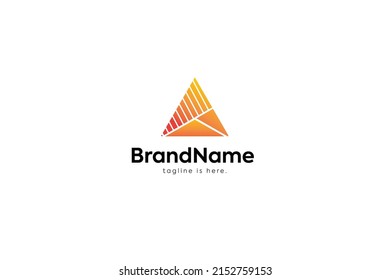 A perfect upstairs Logo for your tech and logistic logo design with all editable vector files.