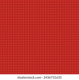 Perfect vector background of closeup plastic construction block. Red