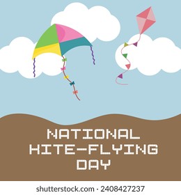 The perfect vector image for celebrating National Kite-Flying Day is available here.