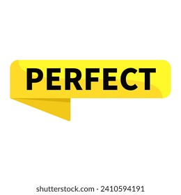 Perfect Yellow Rectangle Ribbon Shape For Information Announcement Expression Promotion Business Marketing Social Media
