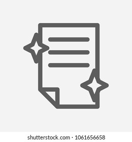 Perfection icon line symbol. Isolated vector illustration of  icon sign concept for your web site mobile app logo UI design.