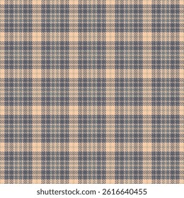 Perfection tartan fabric seamless, designer pattern textile texture. Mesh check vector plaid background in pastel and orange colors palette.
