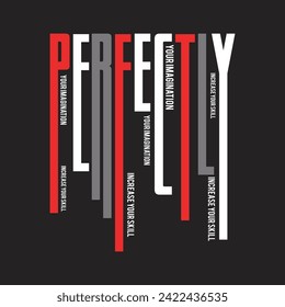 perfectly design typography vector illustration for print all media