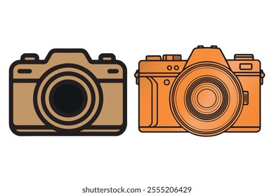 Perfectly designed camera illustration for photographers and art enthusiasts