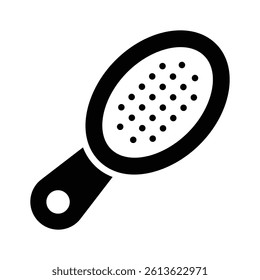 Perfectly designed hair brush vector in modern style