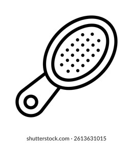 Perfectly designed hair brush vector in modern style