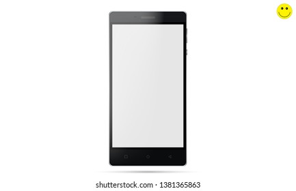 Perfectly detailed modern realistic vector smartphone.