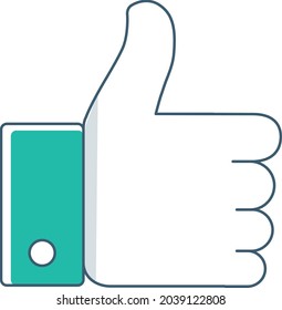 Perfectly ok. Flat design. Vector illustration