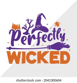 Perfectly Wicked Printable Vector Illustration