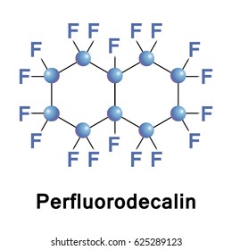 Perfluorodecalin is a fluorocarbon, a derivative of decalin in which all of the hydrogen atoms are replaced by fluorine atoms. It is chemically and biologically inert and stable up to 400 °C. 