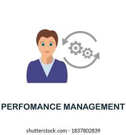 Perfomance Management icon. Simple element from business motivation collection. Creative Perfomance Management icon for web design, templates, infographics and more