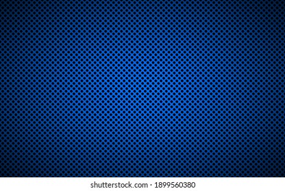 Perforated blue metallic background. Abstract stainless steel technology background vector illustration 库存矢量图