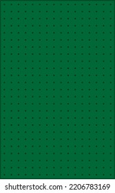 Perforated board isolated vector illustration.