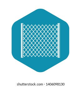 Perforated gate icon. Simple illustration of perforated gate vector icon for web