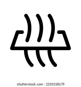 Perforated Icon Vector Symbol Design Illustration