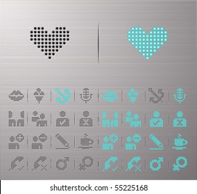 Perforated Internet and Interface buttons