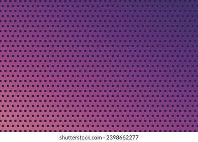 Perforated leather seamless texture with purple gradient colors. Dotted pattern. Vector illustration.