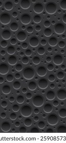 Perforated metal sheet. Vector illustration. Sketch for creativity.