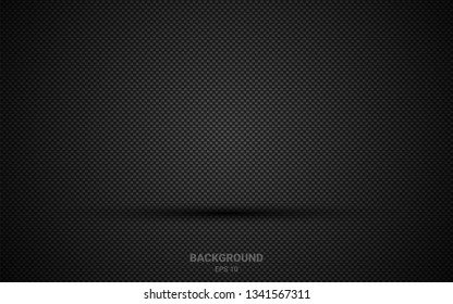 perforated metal texture with geometric background design. Black abstract geometric background. abstract steel backdrop and shadow. Vector 3d. EPS10.