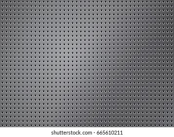 Perforated metal texture. Vector illustration
