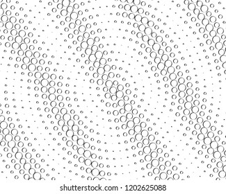 Perforated panel. Abstract futuristic background with halftone effect. scalable vector graphics. Black and white
