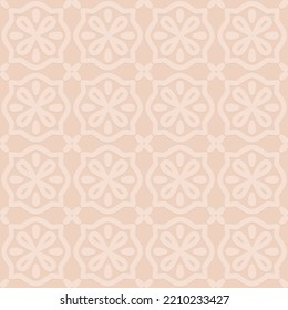 Perforated seamless pattern, Arabic arabesque style in design, decorative art vector illustration