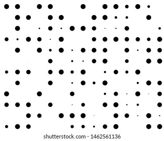 Perforated surface with dots, circles of different sizes. Vector illustration
Выделите текст, чтобы посмотреть примеры
