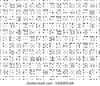 Perforated tape. Dot pattern. Vector illustration