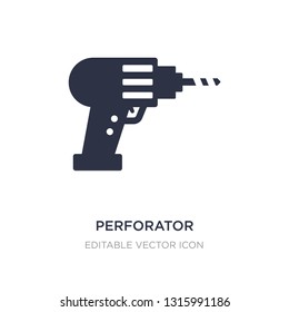 perforator icon on white background. Simple element illustration from General concept. perforator icon symbol design.