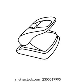 Perforator Paper Tool Line Creative Logo