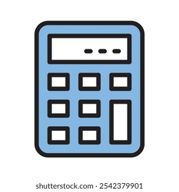 Realizar cálculos facilmente para matemática rápida, ícone pronto para usar
