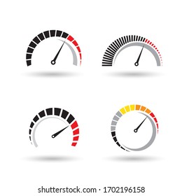Performance & Accelerate Logo Set. Symbol & Icon Vector Template.