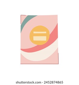 performance annual report cartoon. analysis summary, highlights results, profit loss performance annual report sign. isolated symbol vector illustration