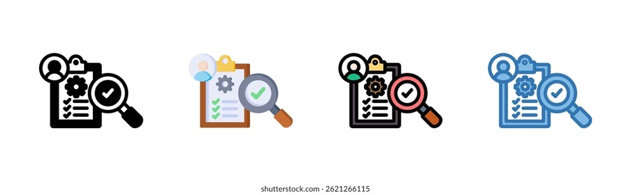 Elemento De Icono De Evaluación De Rendimiento Para Diseño