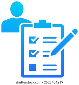 Elemento de ícono de evaluación de rendimiento para el diseño