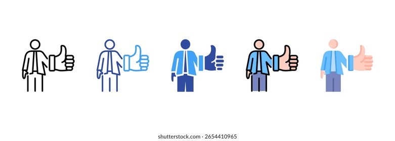 Evaluación de rendimiento Multi Style Icon Set